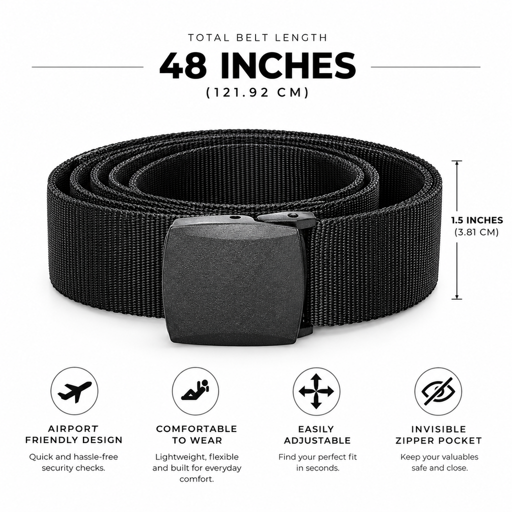 Hidden Cash Belt