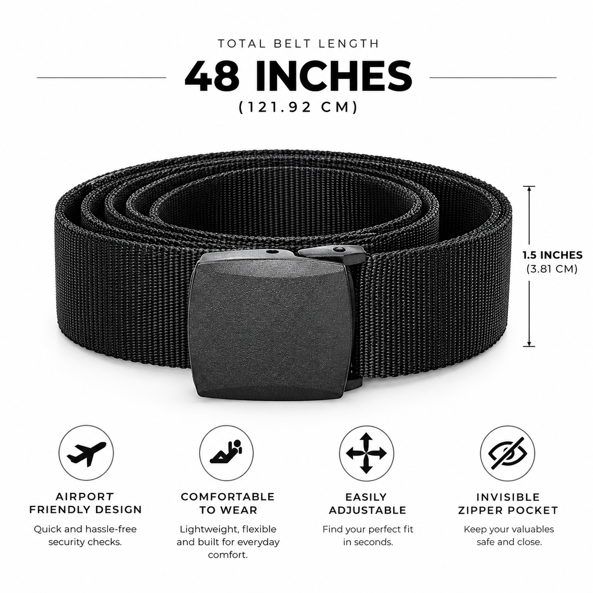 Hidden Cash Belt