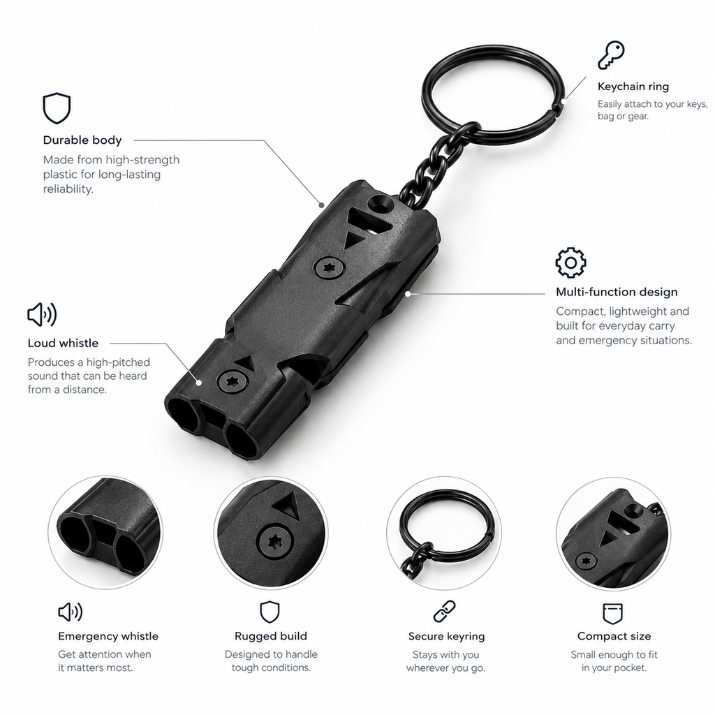 Emergency Survival High Decibel Whistle