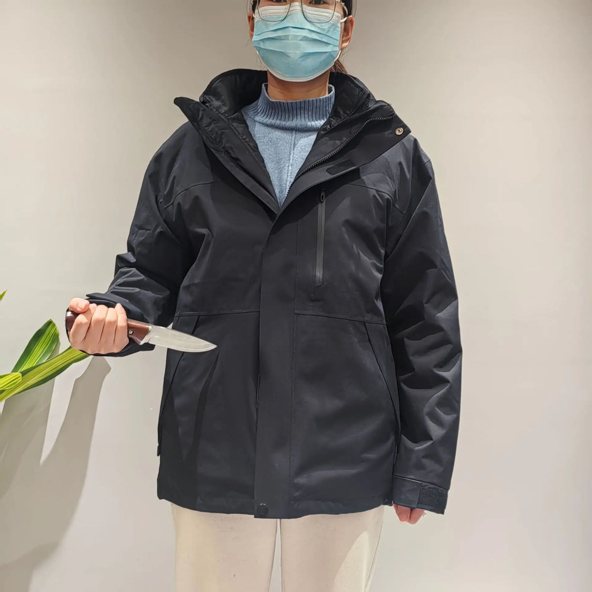Stab-Proof Waterproof Coat