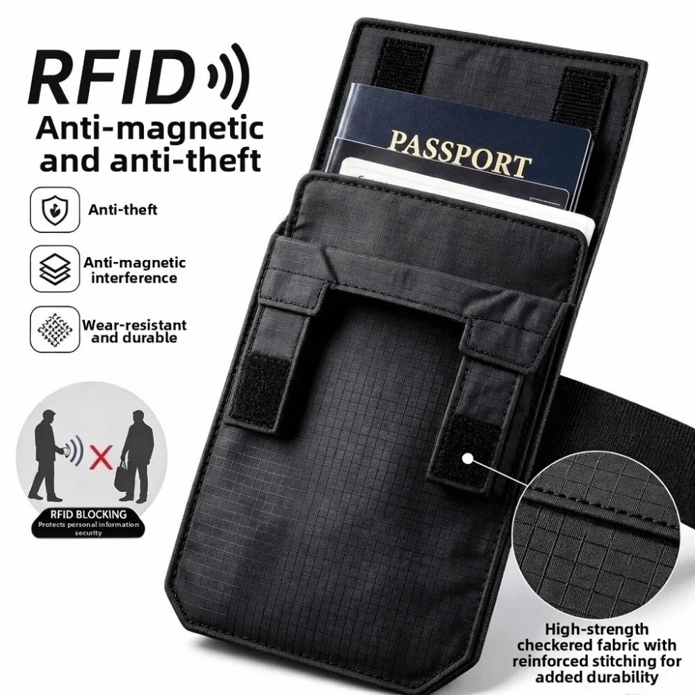 RFID Blocking Anti-Theft Hidden Wallet